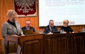 13. Wystąpienie sekretarz gminy Joanny Zemełki