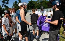 Hulajnogowe szaleństwo opanowało skatepark w Pakości (4)
