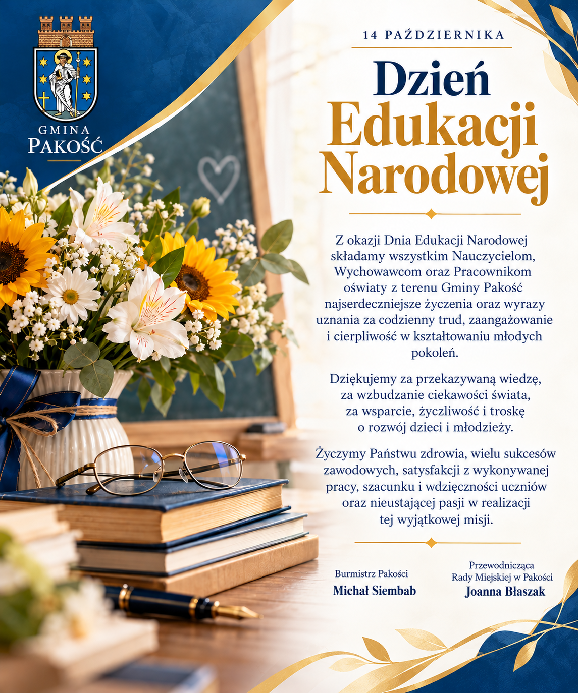 Życzenia dla nauczycieli 