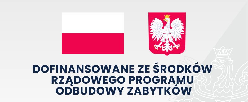 Logo programu Rządowy Program Odbudowy Zabytków 