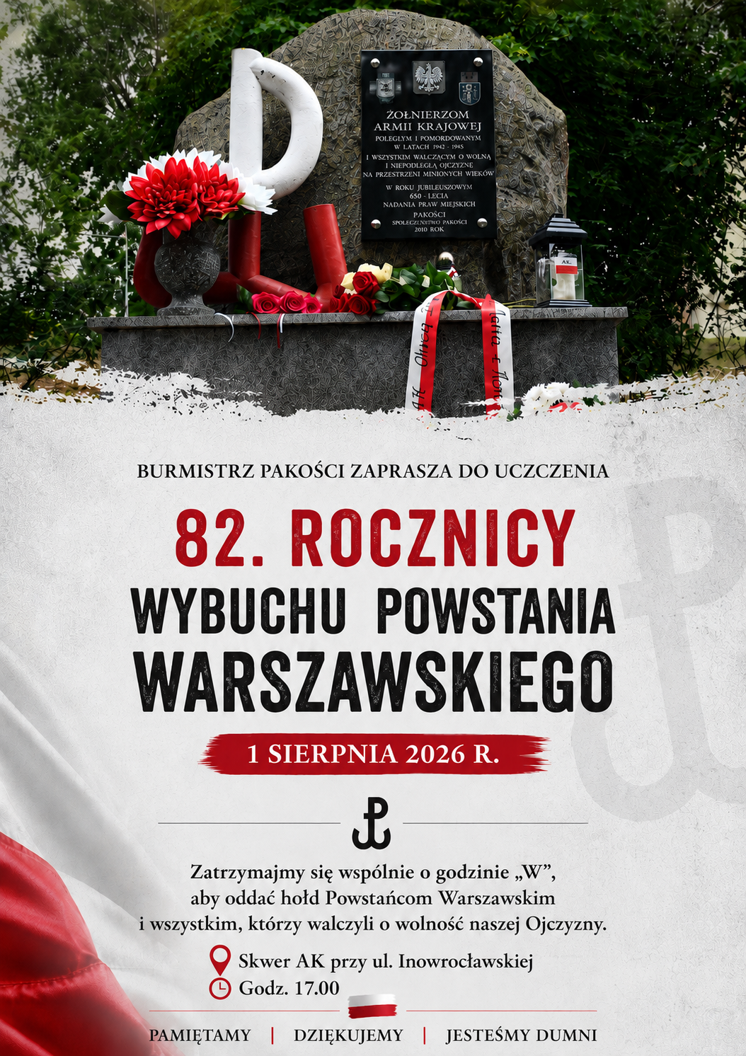82. rocznica Powstania Warszawskiego 