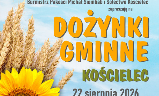 Zaproszenie na Dożynki Gminne 
